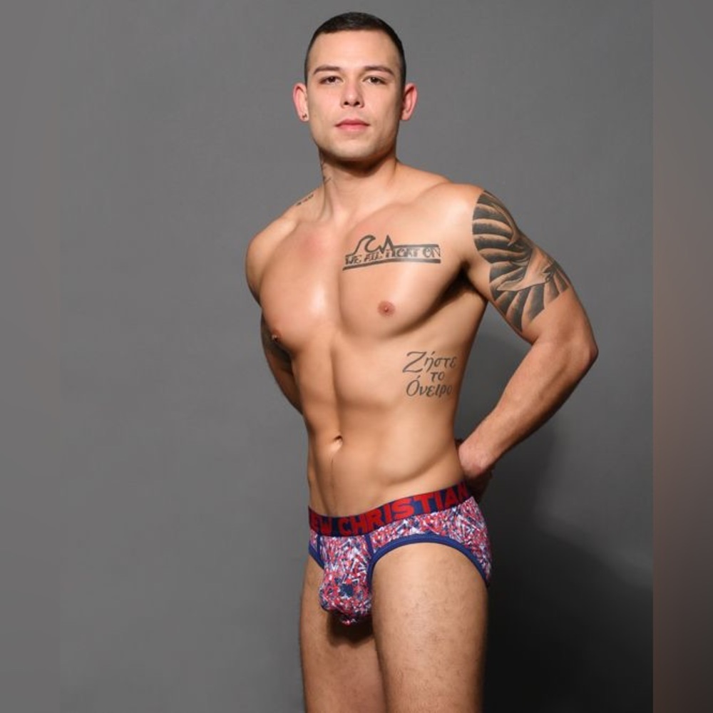 Andrew Christian Blazing Stars Brief w/ Almost Naked - Picture 5 of 8